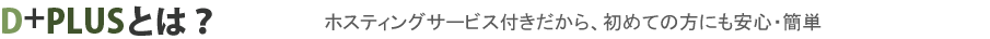 D+PLUSとは？